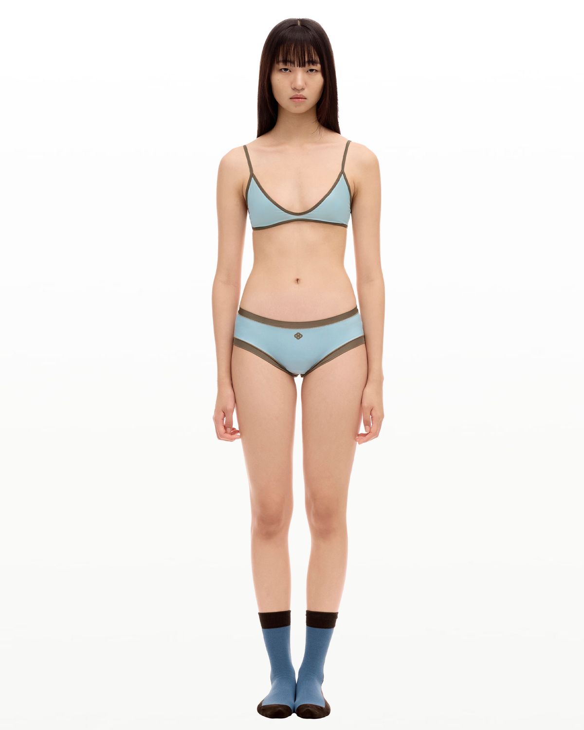 후포(HOOPOE) love sheer bralette & brief_baby blue