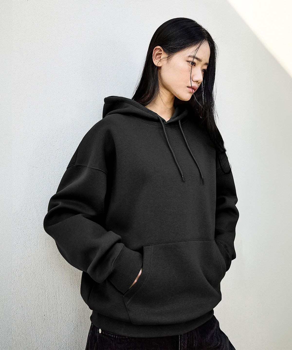 미니멀프로젝트(MINIMALPROJECT) 리파인드 스탠다드 기모 후드 티셔츠 MHT200 / 4COLOR