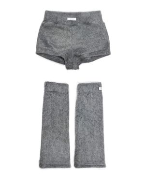 퍼 쇼츠 & 레그워머 [그레이]