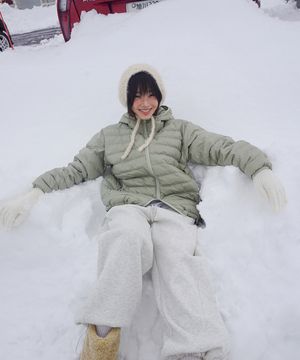 (woman)  미니멀 경량 후디드 패딩 자켓 _9Color