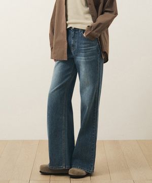 스플릿 플레어 데님