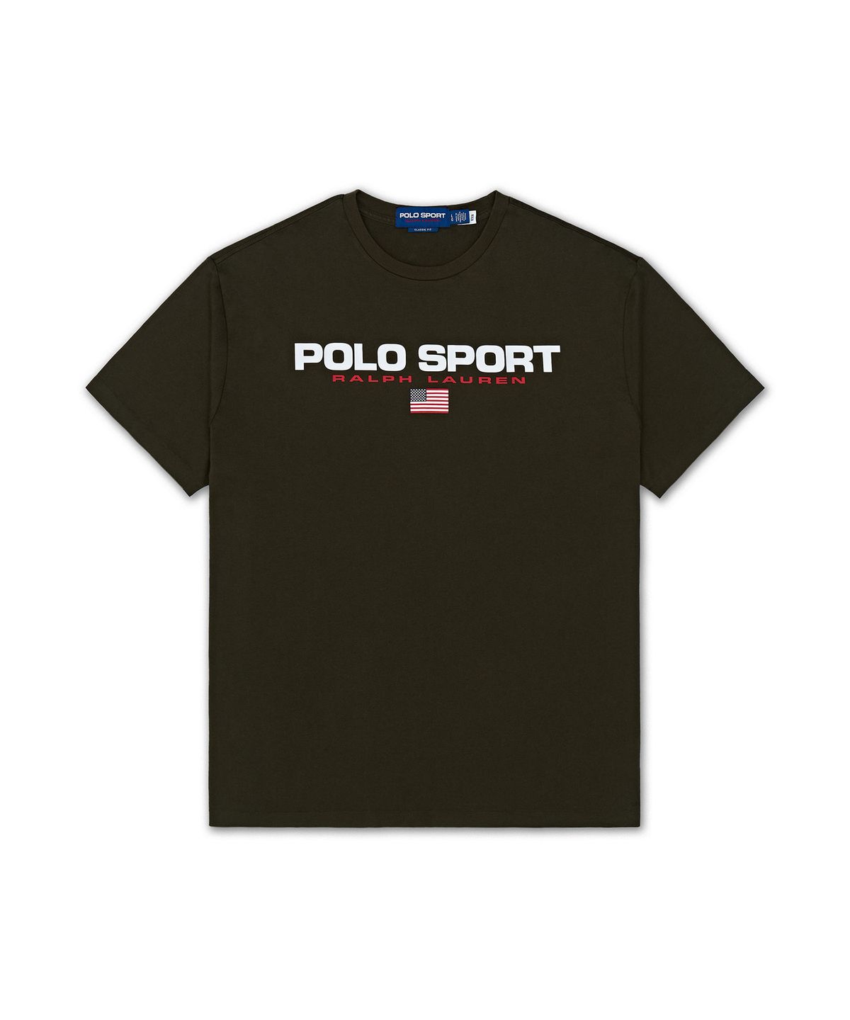 폴로 랄프 로렌(POLO RALPH LAUREN) 클래식핏 폴로 스포츠 저지 티셔츠-다크 그린