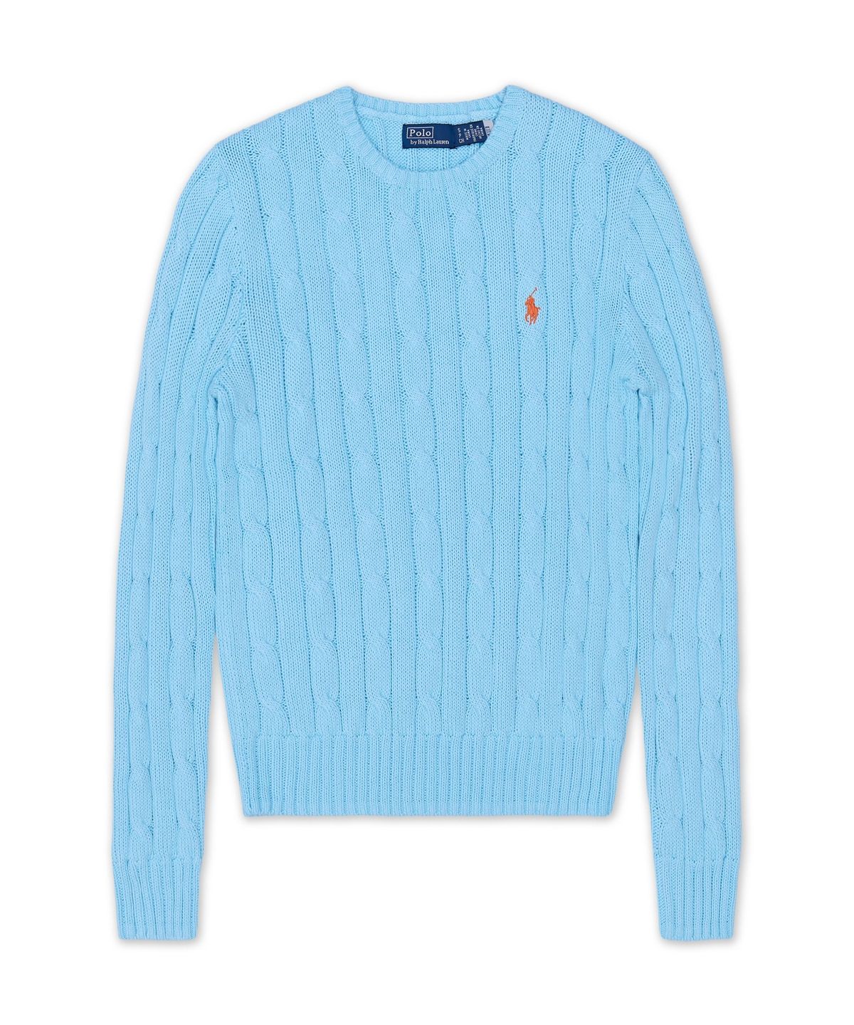 폴로 랄프 로렌(POLO RALPH LAUREN) 케이블 니트 코튼 크루넥 스웨터