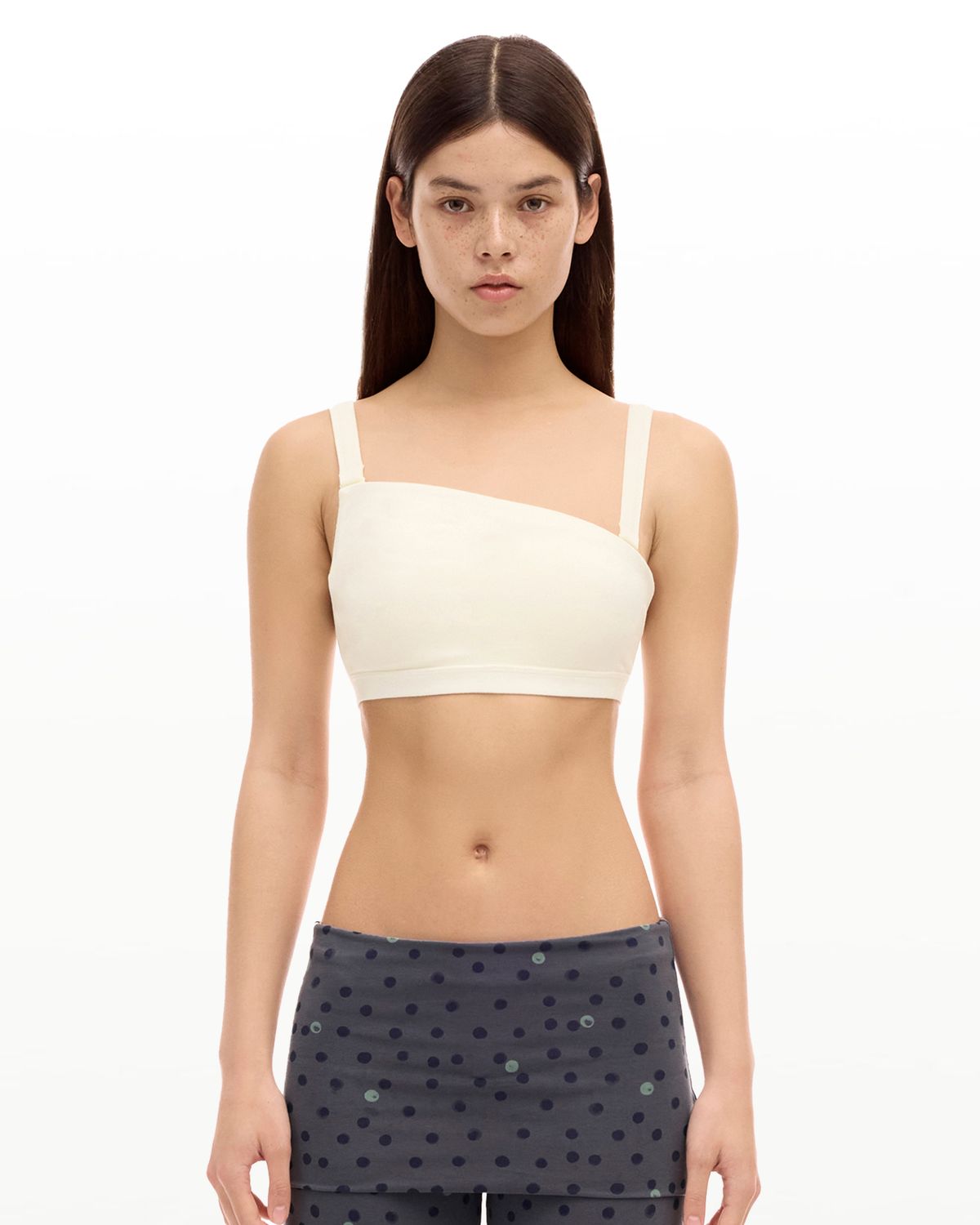 후포(HOOPOE) everyday halter-neck activity bra_pure white