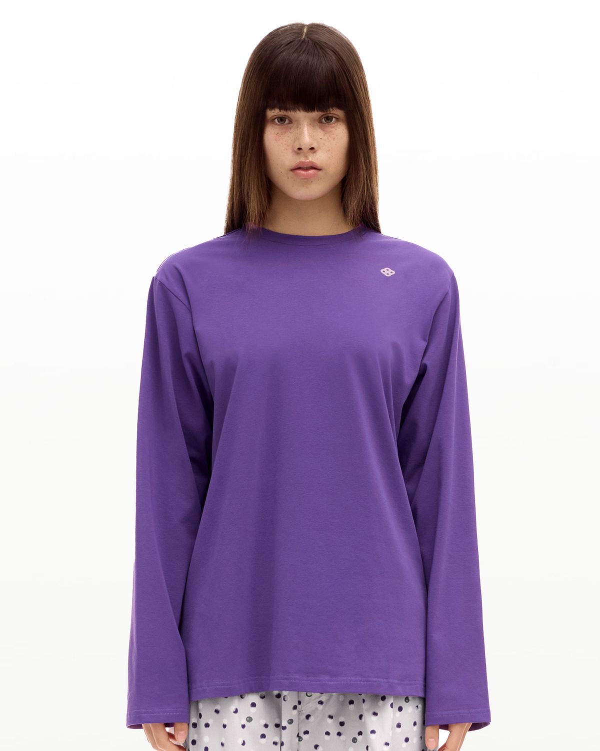 후포(HOOPOE) everyday boyfriend long sleeve tee_velvet plum