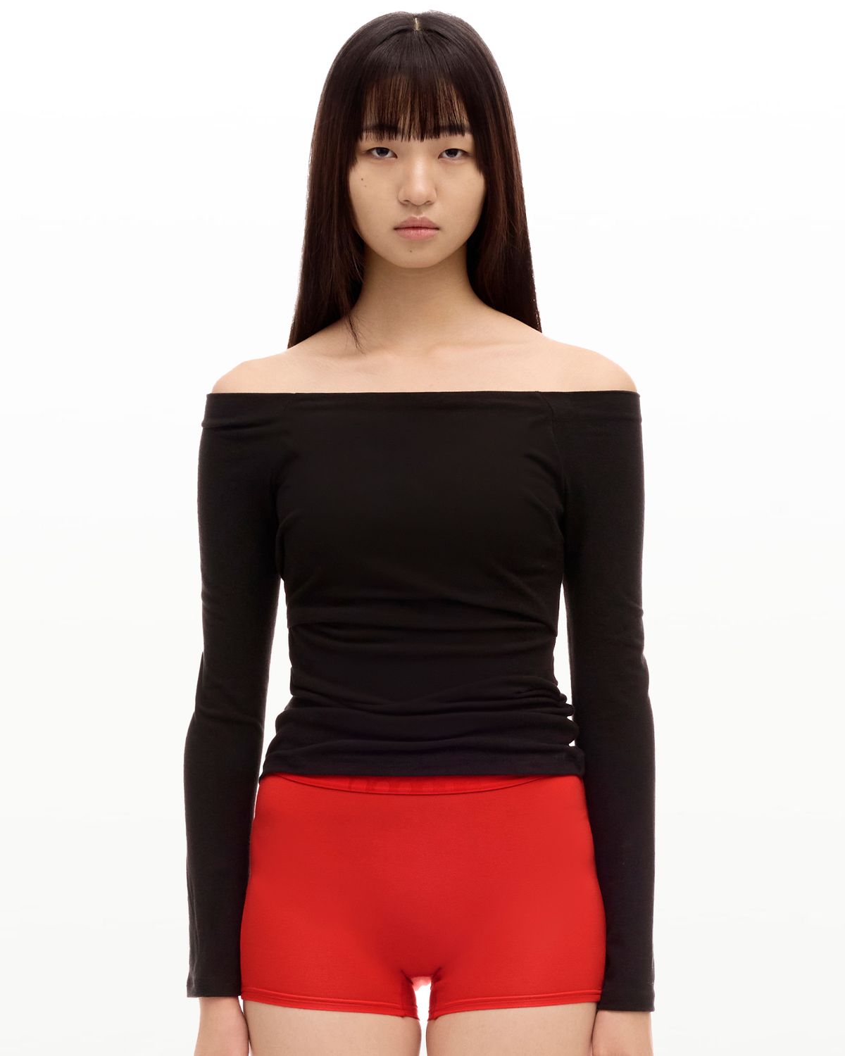 후포(HOOPOE) hoopoe off shoulder bratop_onyx black