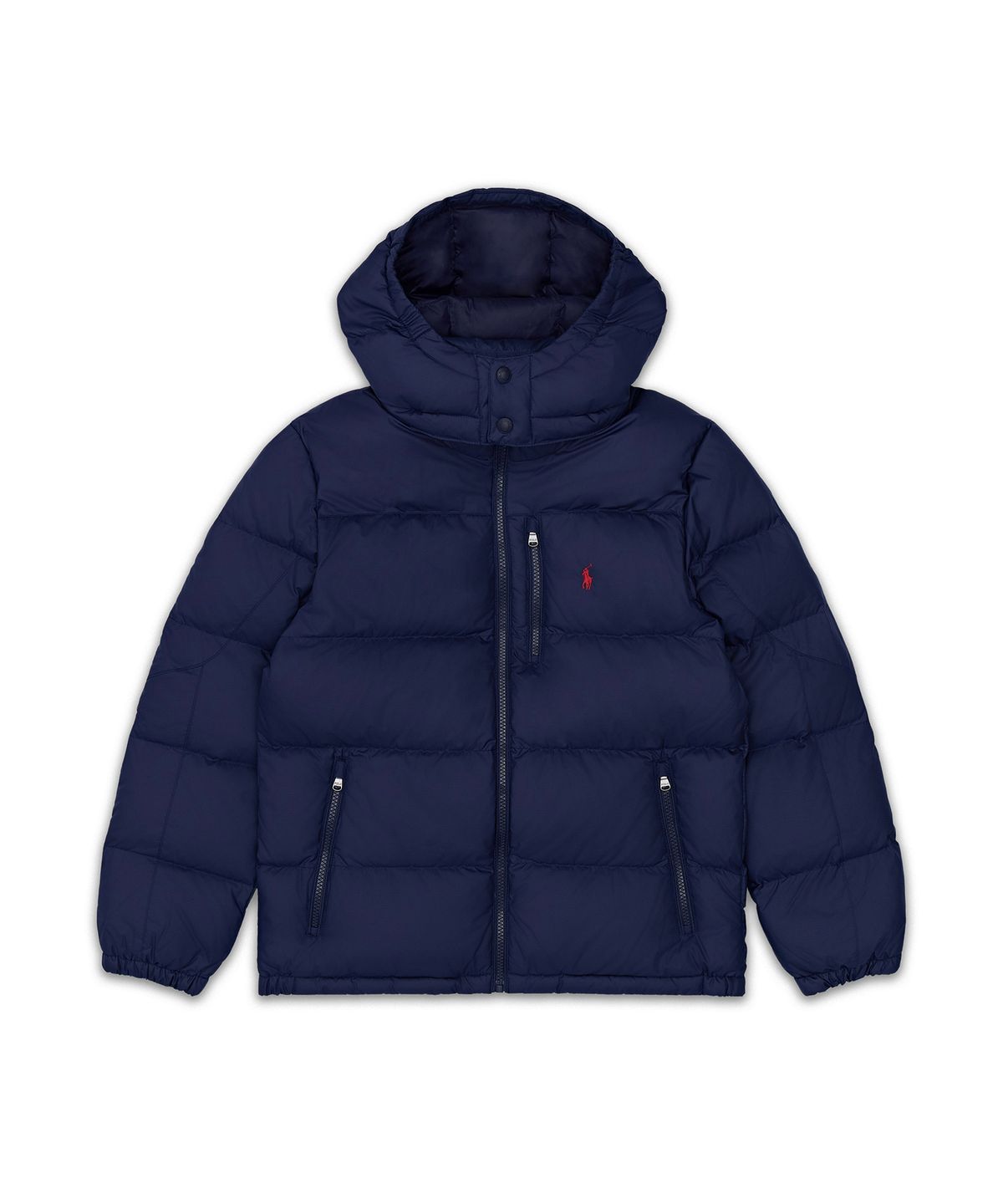 폴로 랄프 로렌 칠드런(POLO RALPH LAUREN CHILDREN) 립스탑 다운 후드 재킷-네이비