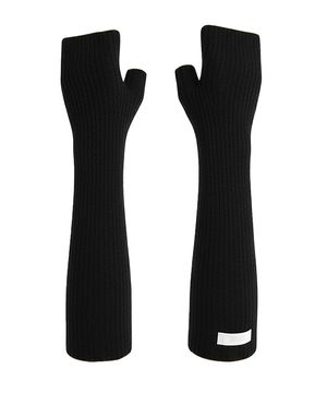 리브드 핸드 워머 [블랙]