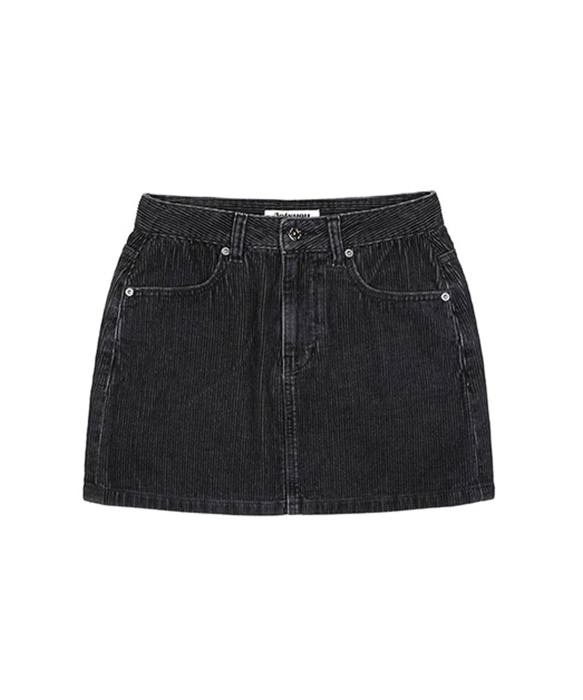 라츠유(LOTSYOU) lotsyou_Vivian Corduroy Skirt Black