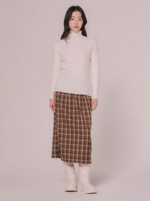 하이넥 니트탑 (2color)