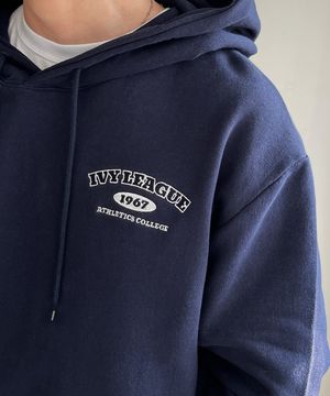 모노 탄탄 아이비리그 오버핏 후드티 [XL-6XL]