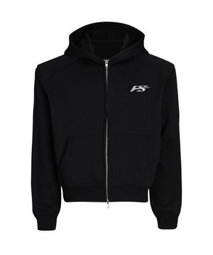 FORCE HOODIE ZIP-UP BK/WH