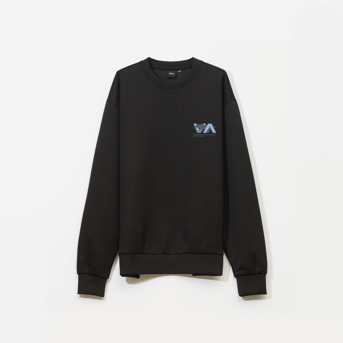 루카(RVCA) 타이거 그래픽 스포츠 맨투맨 (VF31LT104BLK)