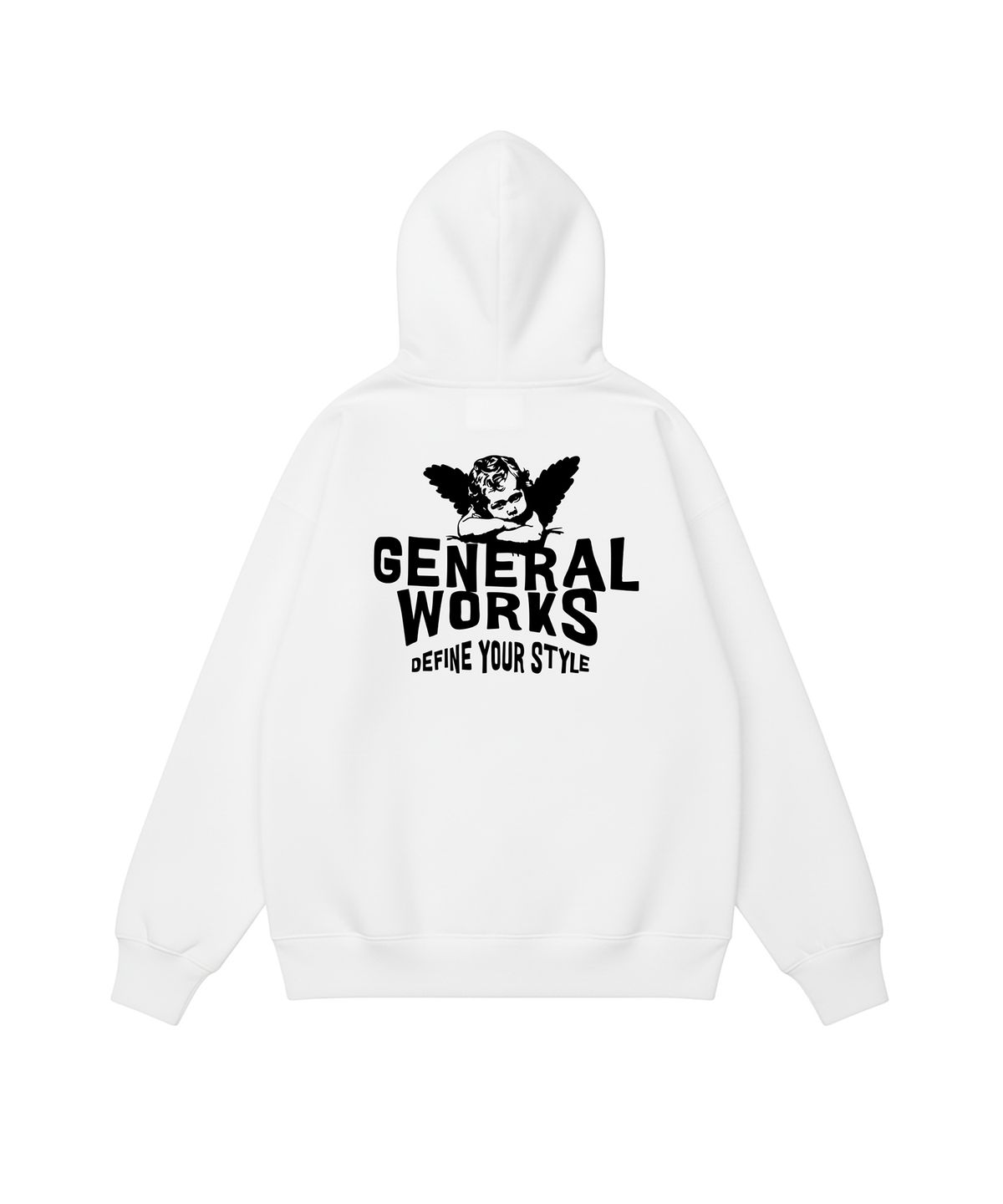제네럴웍스(GENERAL WORKS) 특양면 그래픽 후드티_3컬러 BFH08
