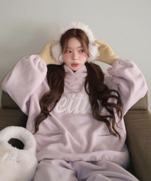 Signature Logo Half Zip-up Fleece_CTT3000(Pink)