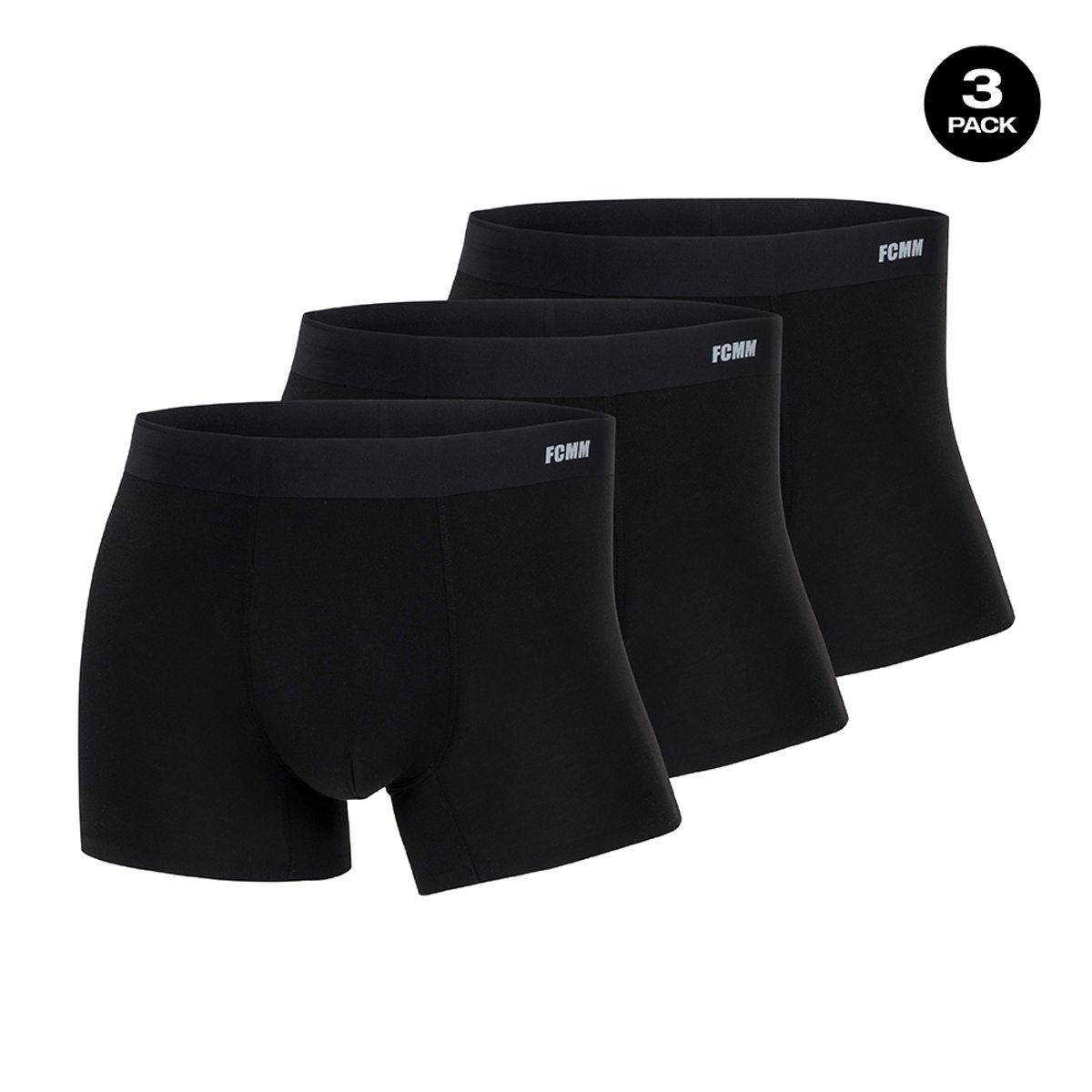 에프씨엠엠 스포츠(FCMM SPORT) [3PACK] 에브리데이 에센셜 드로즈 - 블랙