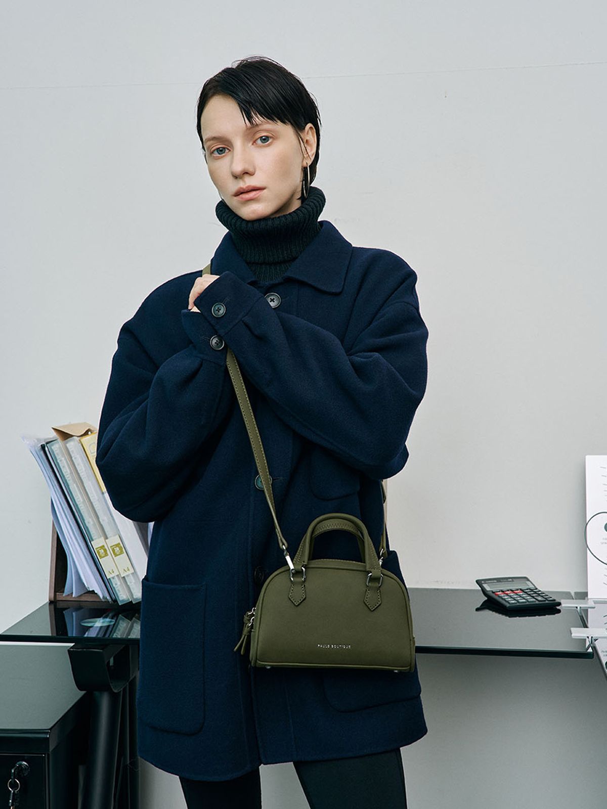 폴스부띠끄(PAULSBOUTIQUE) NEW SHUBI [SUEDE OLIVE]
