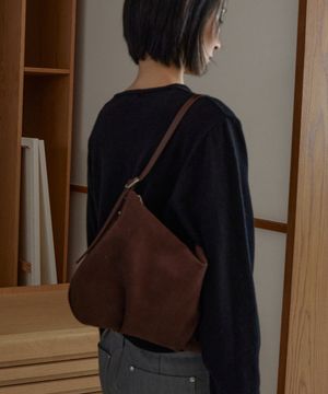 Ode bag large (Suede mocha brown)