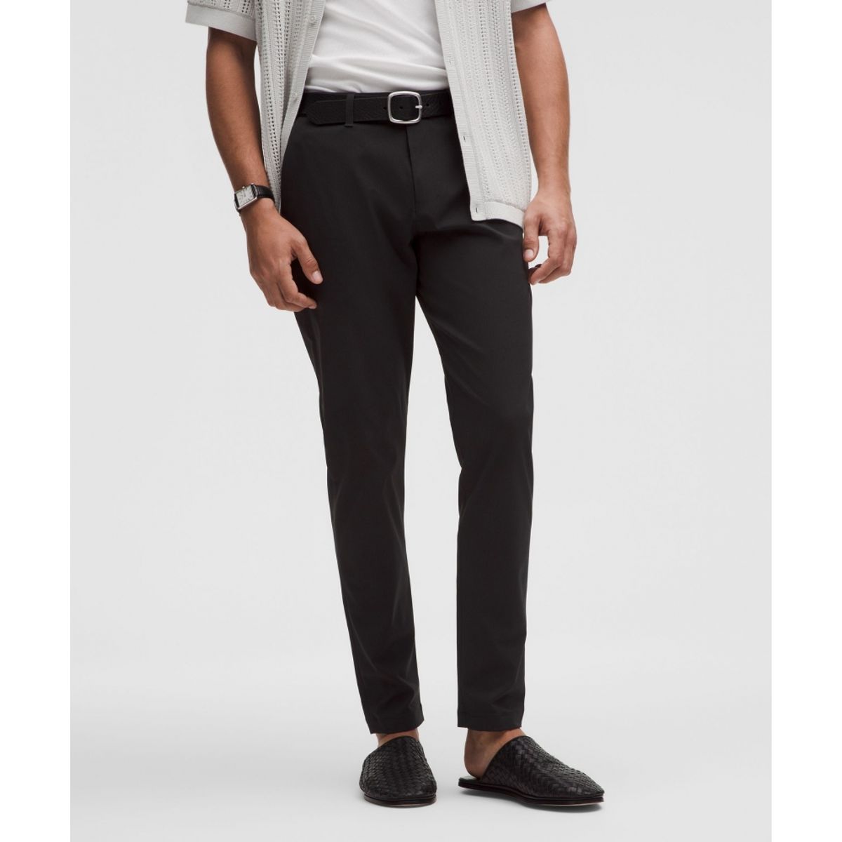 룰루레몬(LULULEMON) ABC 슬림 핏 트라우저 34L *WovenAir  BLK