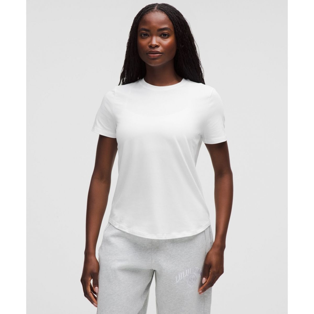 룰루레몬(LULULEMON) 러브 크루넥 티셔츠  WHT