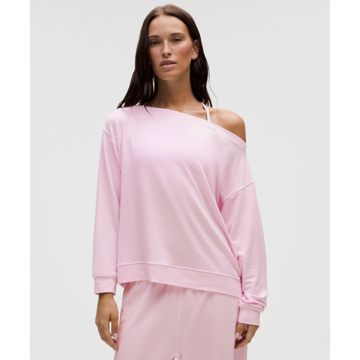 룰루레몬(LULULEMON) 비캄 오버사이즈드 보트넥 롱슬리브 셔츠  BLLP