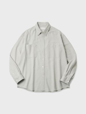실크 노일 컴포트 셔츠 (GREY)