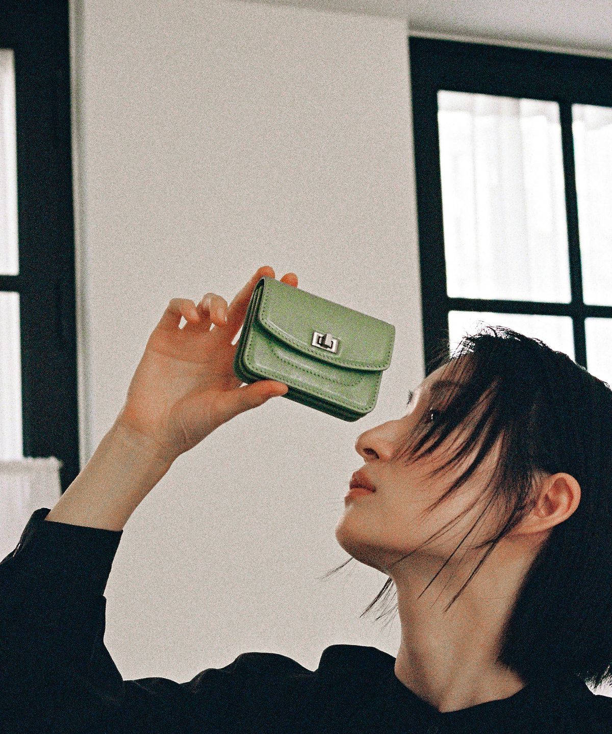 에클라(EKLAR) Amber wallet (Jade green)