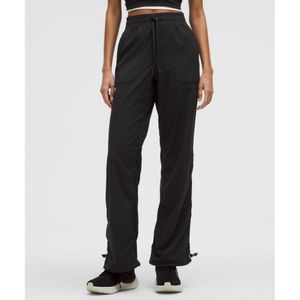 댄스 스튜디오 릴랙스 핏 미드라이즈 팬츠  BLK