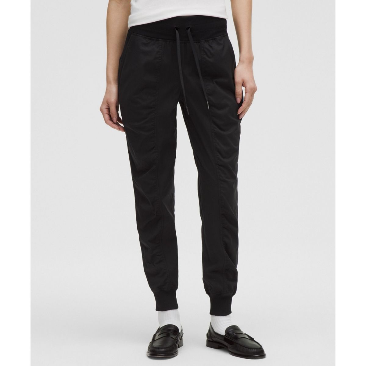 룰루레몬(LULULEMON) 댄스 스튜디오 미드라이즈 조거 *아시아 핏  BLK