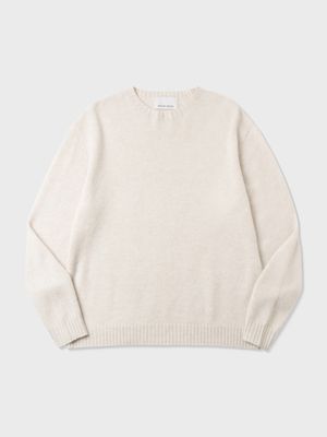 베이비 알파카 울 블렌드 니트 (IVORY)