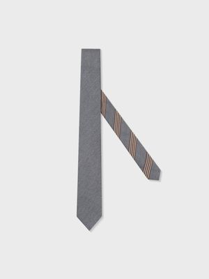 이탈리안 레지멘탈 더블 타이 (SILVER)