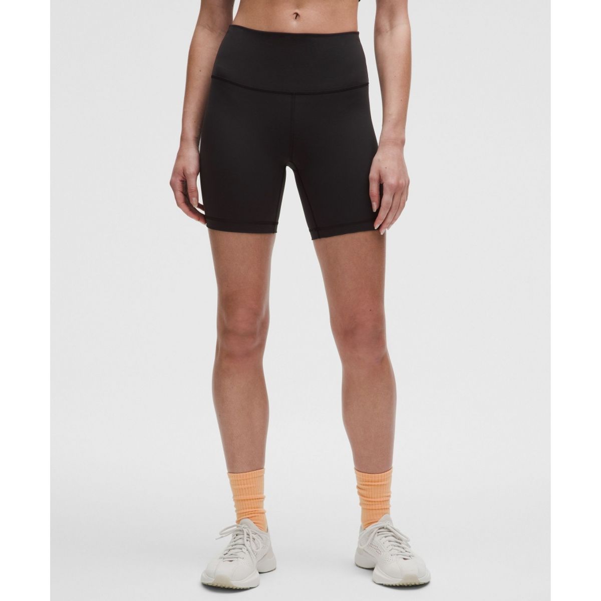 룰루레몬(LULULEMON) 원더 트레인 하이라이즈 쇼츠 6inch  BLK