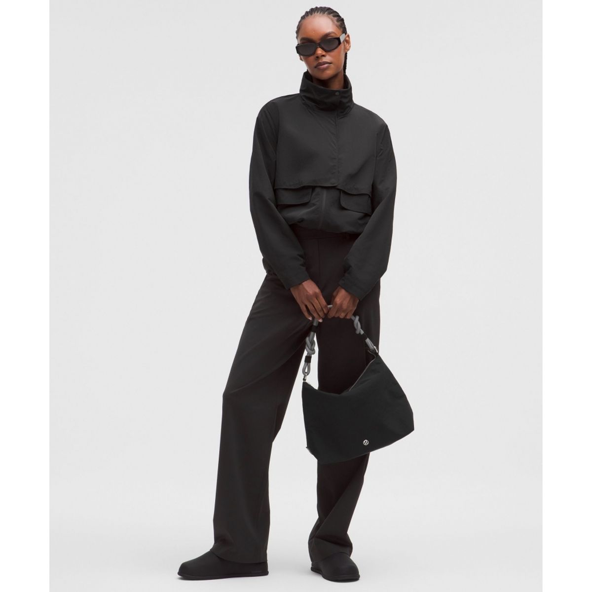 룰루레몬(LULULEMON) 데이드리프트 하이라이즈 스트레이트 레그 트라우저  BLK