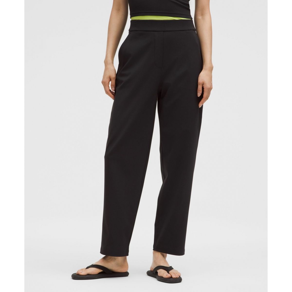 룰루레몬(LULULEMON) 데이드리프트 하이라이즈 테이퍼드 팬츠 *레귤러  BLK