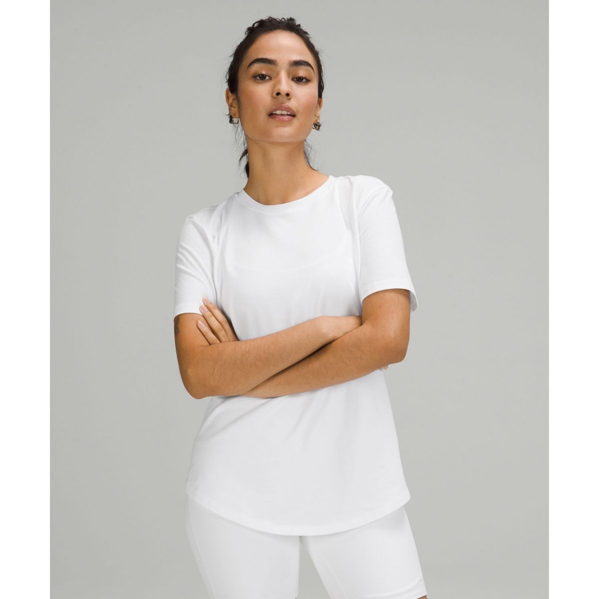 룰루레몬(LULULEMON) 러브 크루넥 티셔츠  WHT