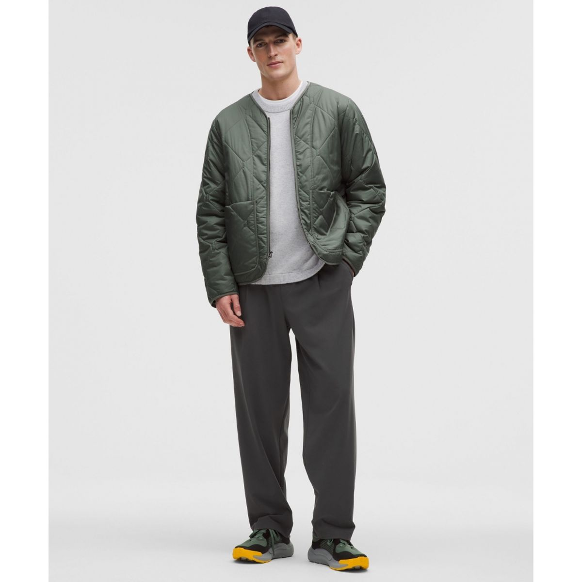 룰루레몬(LULULEMON) 멘즈 데이드리프트 릴랙스 핏 플리티드 트라우저 레귤러 *노 벨트 루프