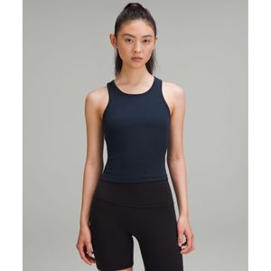 에브 투 스트리트 크롭 레이서백 탱크탑 *라이트 서포트, B C컵