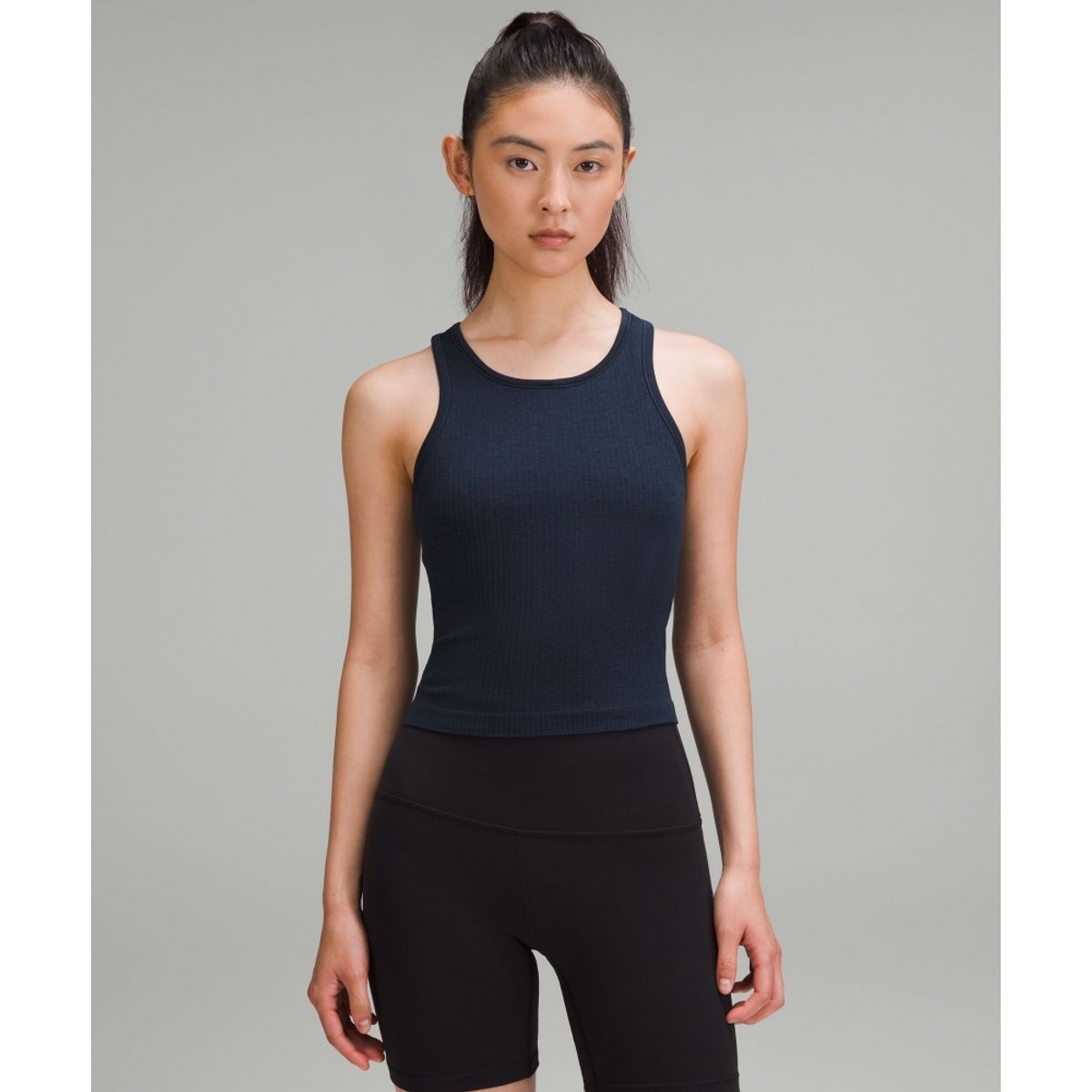 룰루레몬(LULULEMON) 에브 투 스트리트 크롭 레이서백 탱크탑 *라이트 서포트, B C컵