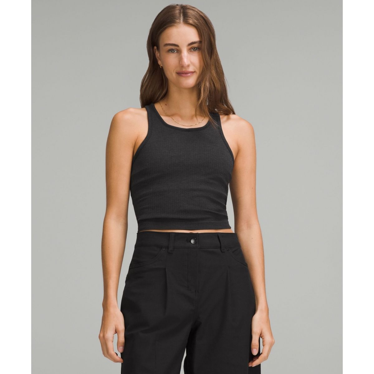 룰루레몬(LULULEMON) 에브 투 스트리트 크롭 레이서백 탱크탑 *라이트 서포트, B C컵