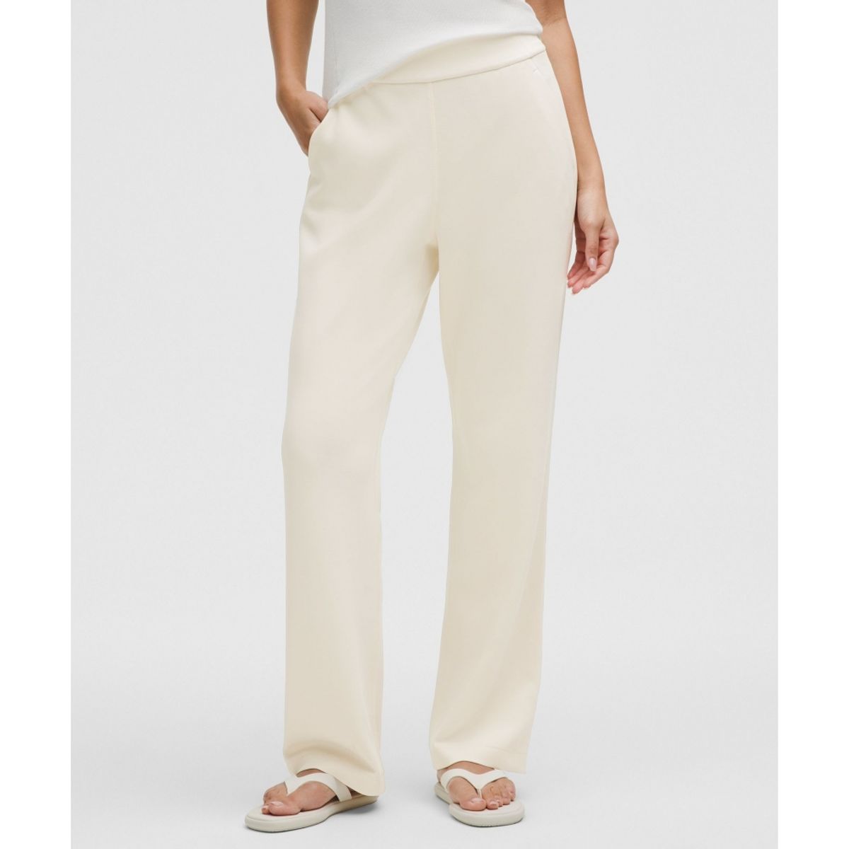 룰루레몬(LULULEMON) Softstreme 하이라이즈 스트레이트 레그 팬츠 *레귤러  LTIV