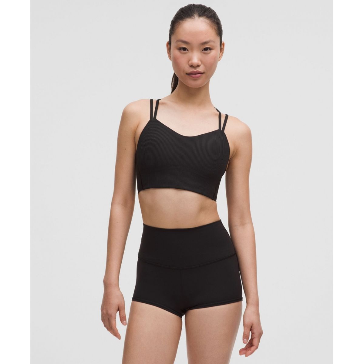 룰루레몬(LULULEMON) 라이크 어 클라우드 리브드 롱라인 브라 *라이트 서포트, B C컵