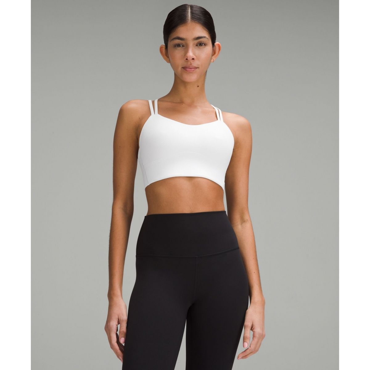 룰루레몬(LULULEMON) 라이크 어 클라우드 리브드 롱라인 브라 *라이트 서포트, B C컵