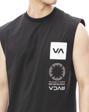 남성 블랙 기능성 탱크 래쉬가드(VE11RS513BLK)