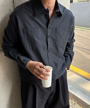 쏙쏙셔츠 히든버튼 자동넣입 긴팔셔츠 [M-6XL]