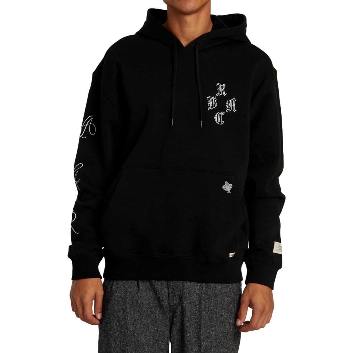 루카(RVCA) 남성 CHEFS KISS 후디 (VE31HD004BLK)