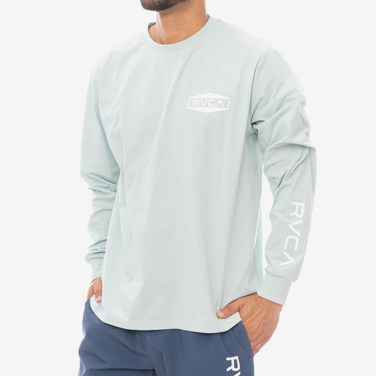 루카(RVCA) HEX BOX SFLT 긴팔티 (VF11RS113BLH)