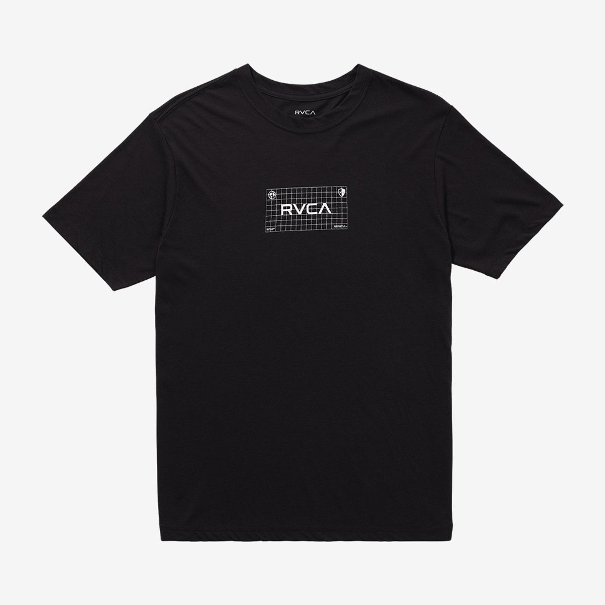 루카(RVCA) BRAND GRID 반팔티 (VF21ST107BLK)