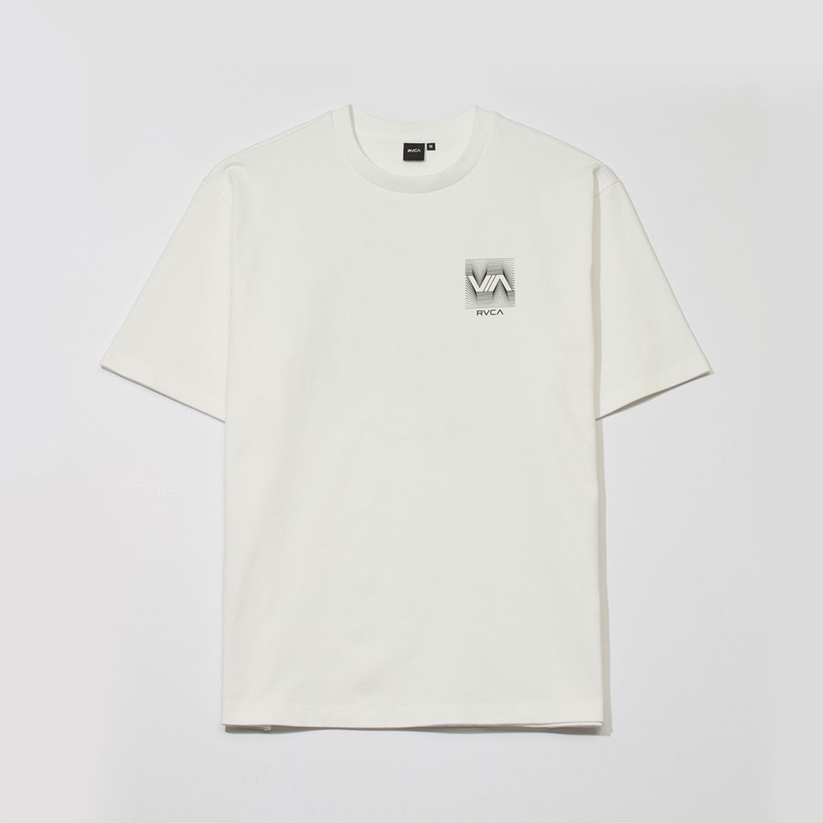 루카(RVCA) 이펙트 로고 그래픽 반팔티 (VF21ST012WHT)