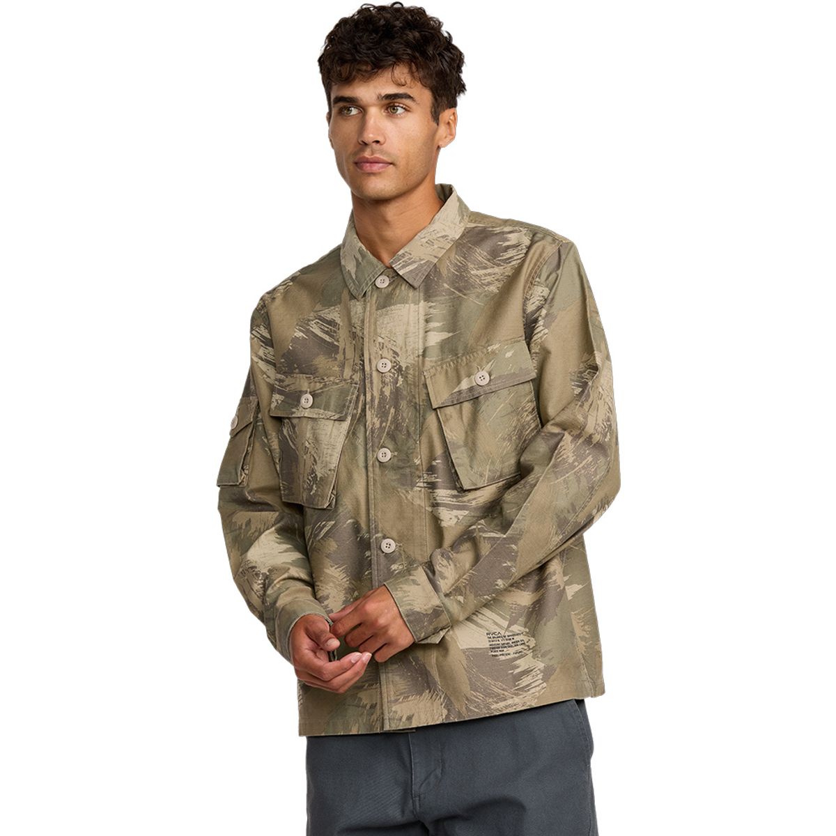 루카(RVCA) MIL 셔츠 자켓 (VF31JK023KHC)