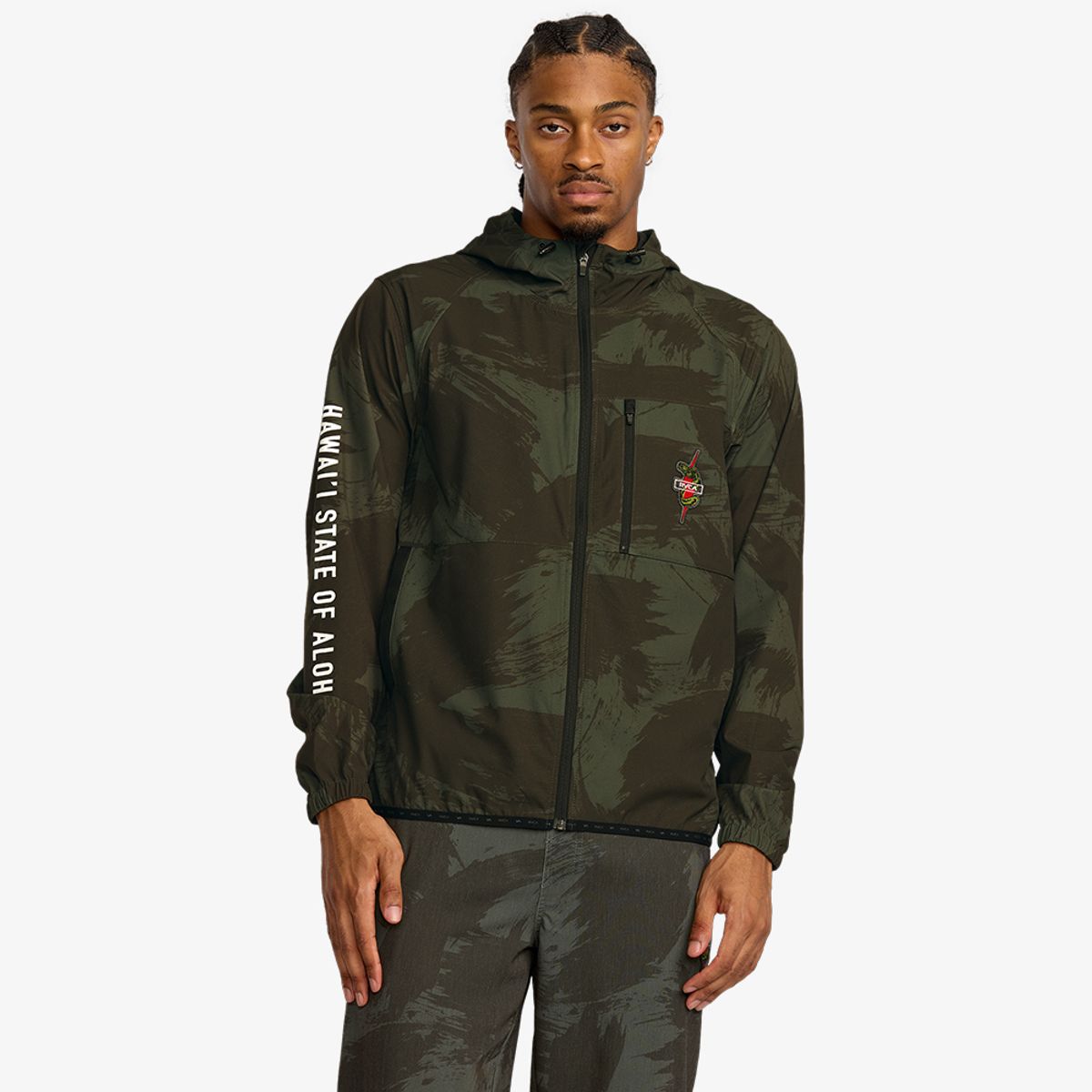 루카(RVCA) 하와이 요가 바람막이 자켓 (VF31JK017ICM)